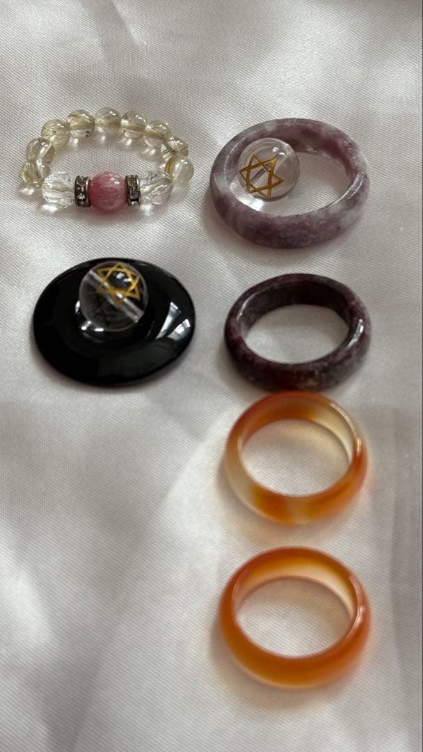 SALE!　まとめ売り　ガネーシャ　ルチルクオーツ　クラスター