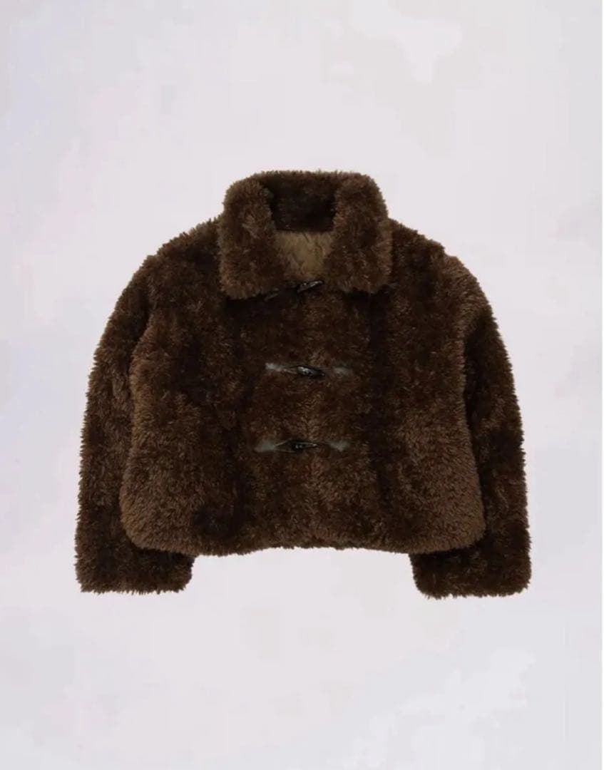 アリソンブラウン FLUFFY TEDDY BEAR DUFFLE COAT