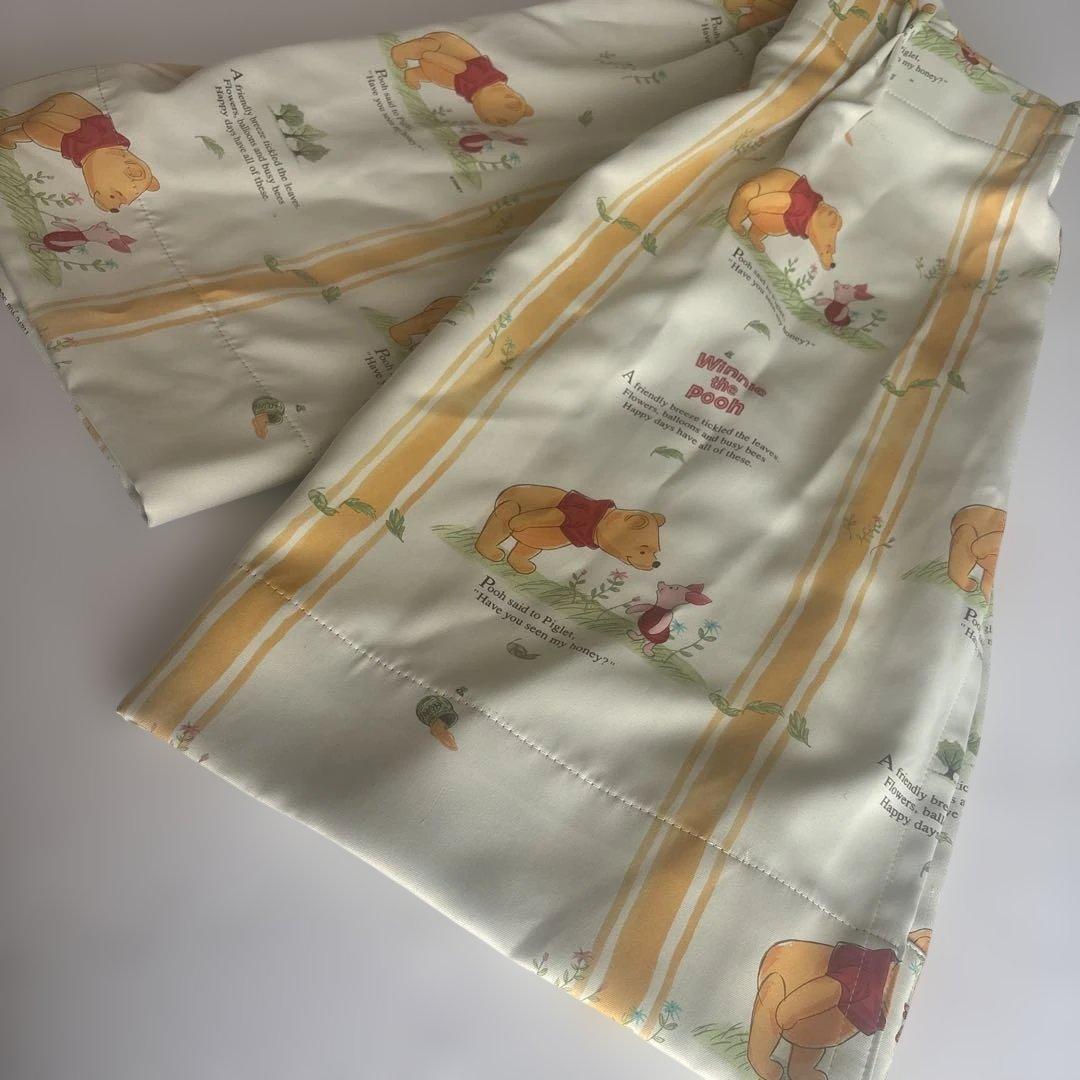 くまのプーさん カーテン 幅85cm 丈80cm 2枚