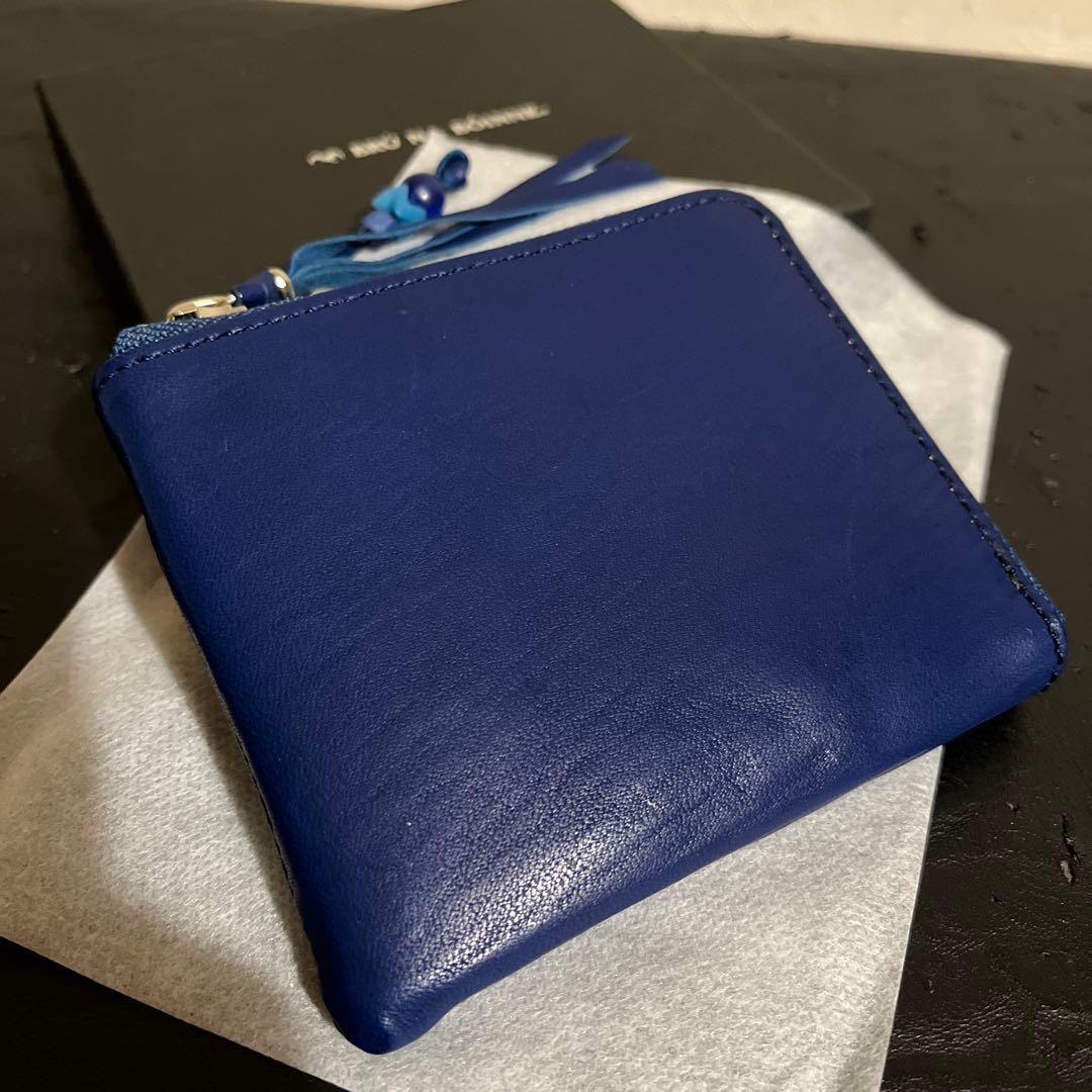 ブルーナボイン　スモールウォレット　ホースレザー