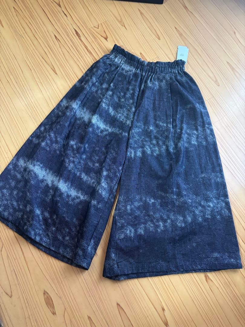 tamaki niime インディゴワイドパンツ