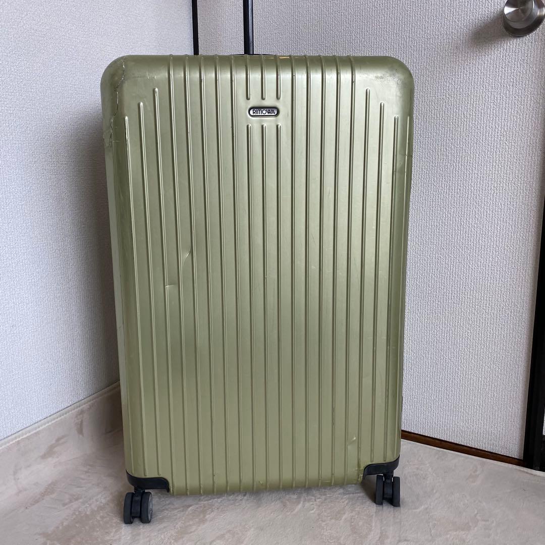 T*ん様 廃盤 リモワ サルサエアー 容量 91L 4輪 TSAロック ライムグ