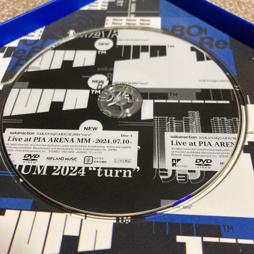 サカナクション SAKANAQUARIUM 2024 'turn' DVD初回盤