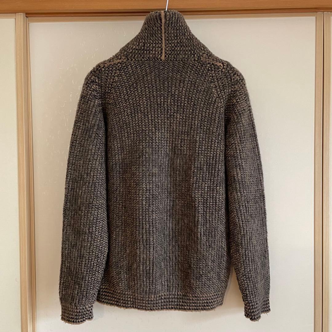 マッシモアルバ キャメル100％ カーディガン XS