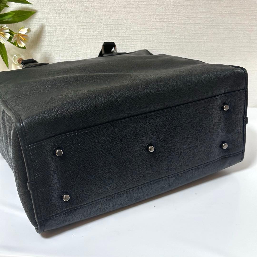 【美品】coach 牛革 2WAY ショルダー トートバッグ ビジネスバッグ