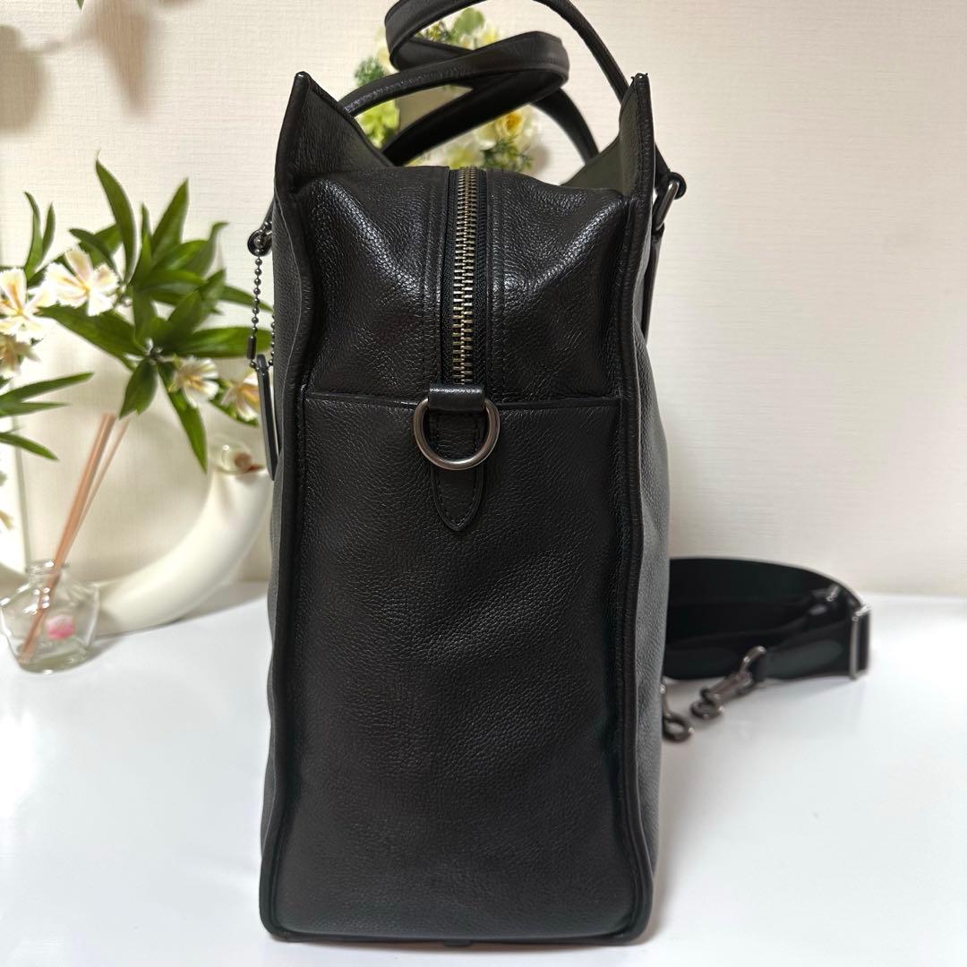 【美品】coach 牛革 2WAY ショルダー トートバッグ ビジネスバッグ