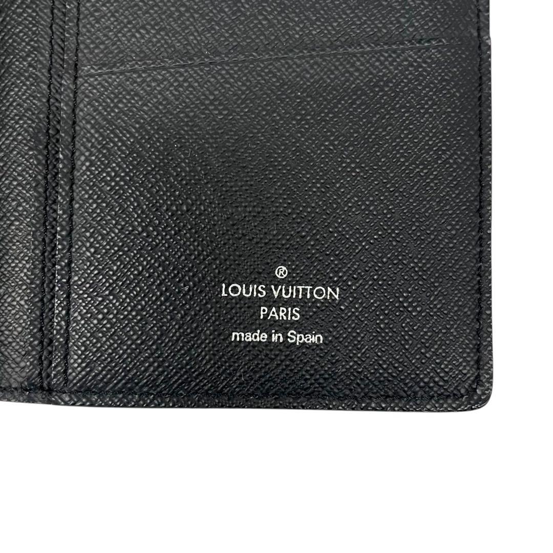 美品⭐︎現行 ルイヴィトン ノワール エピ ポルトフォイユブラザ 二つ折り長財布