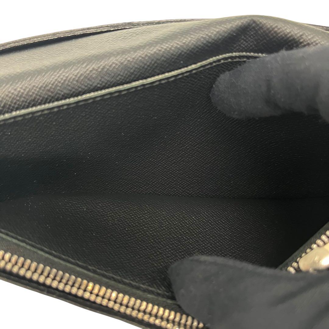 美品⭐︎現行 ルイヴィトン ノワール エピ ポルトフォイユブラザ 二つ折り長財布