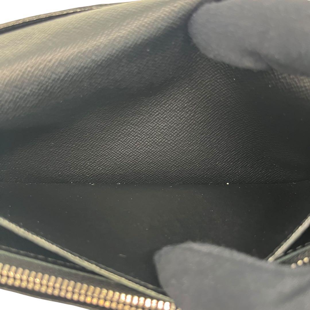 美品⭐︎現行 ルイヴィトン ノワール エピ ポルトフォイユブラザ 二つ折り長財布