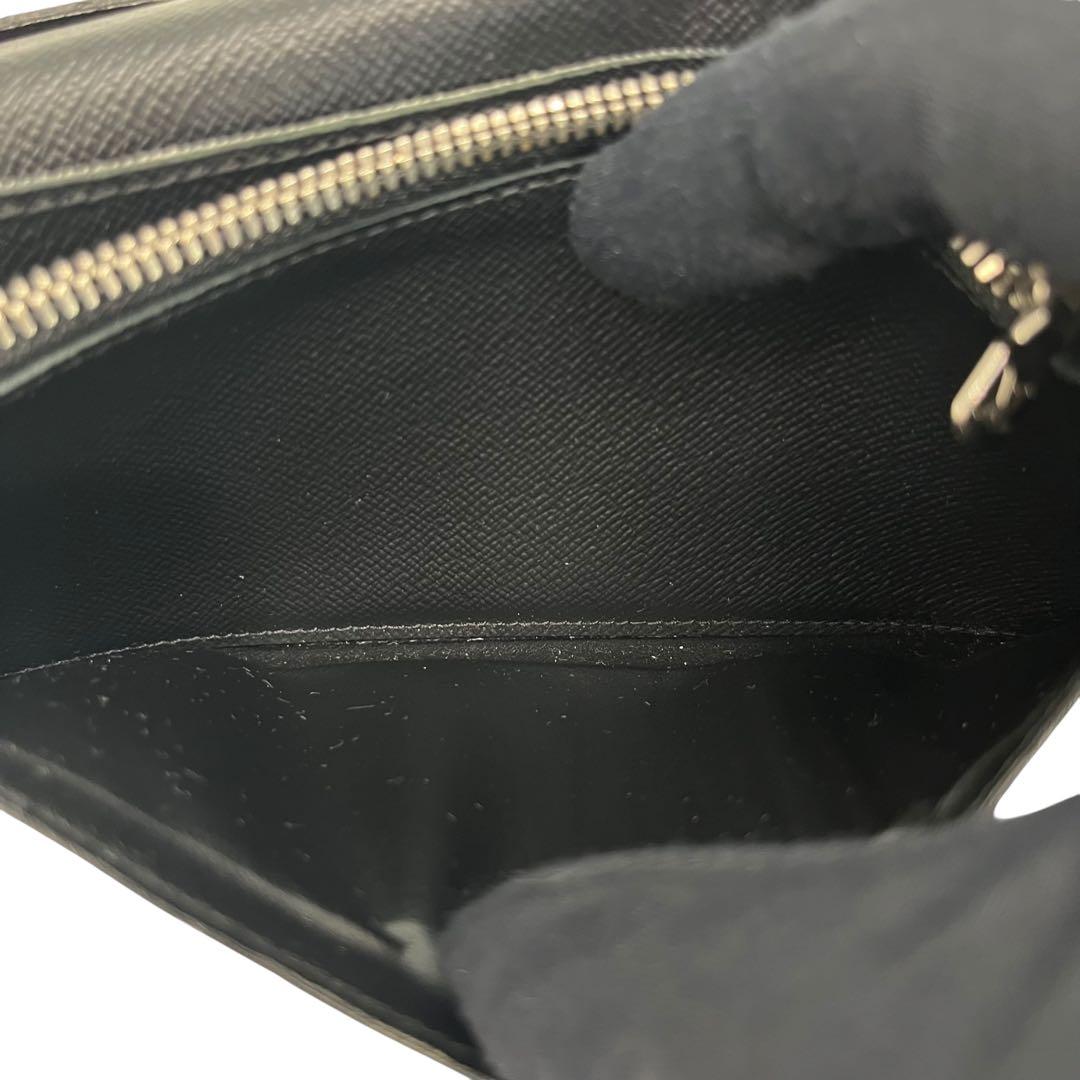 美品⭐︎現行 ルイヴィトン ノワール エピ ポルトフォイユブラザ 二つ折り長財布