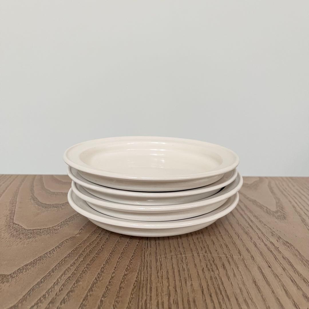 4枚セット 岡田直人 リム皿 取り皿 プレート