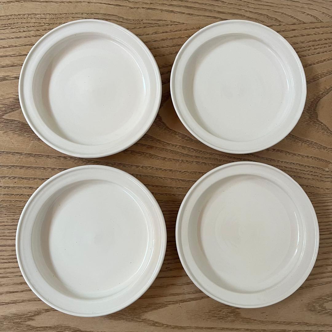 4枚セット 岡田直人 リム皿 取り皿 プレート