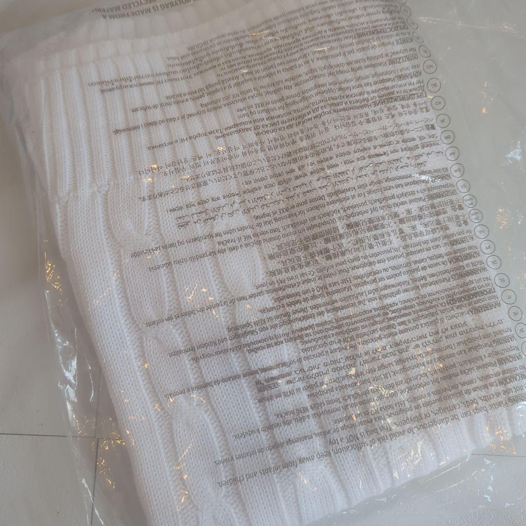 Polo Ralph Lauren ケーブルニットセーター　半袖 S ホワイト