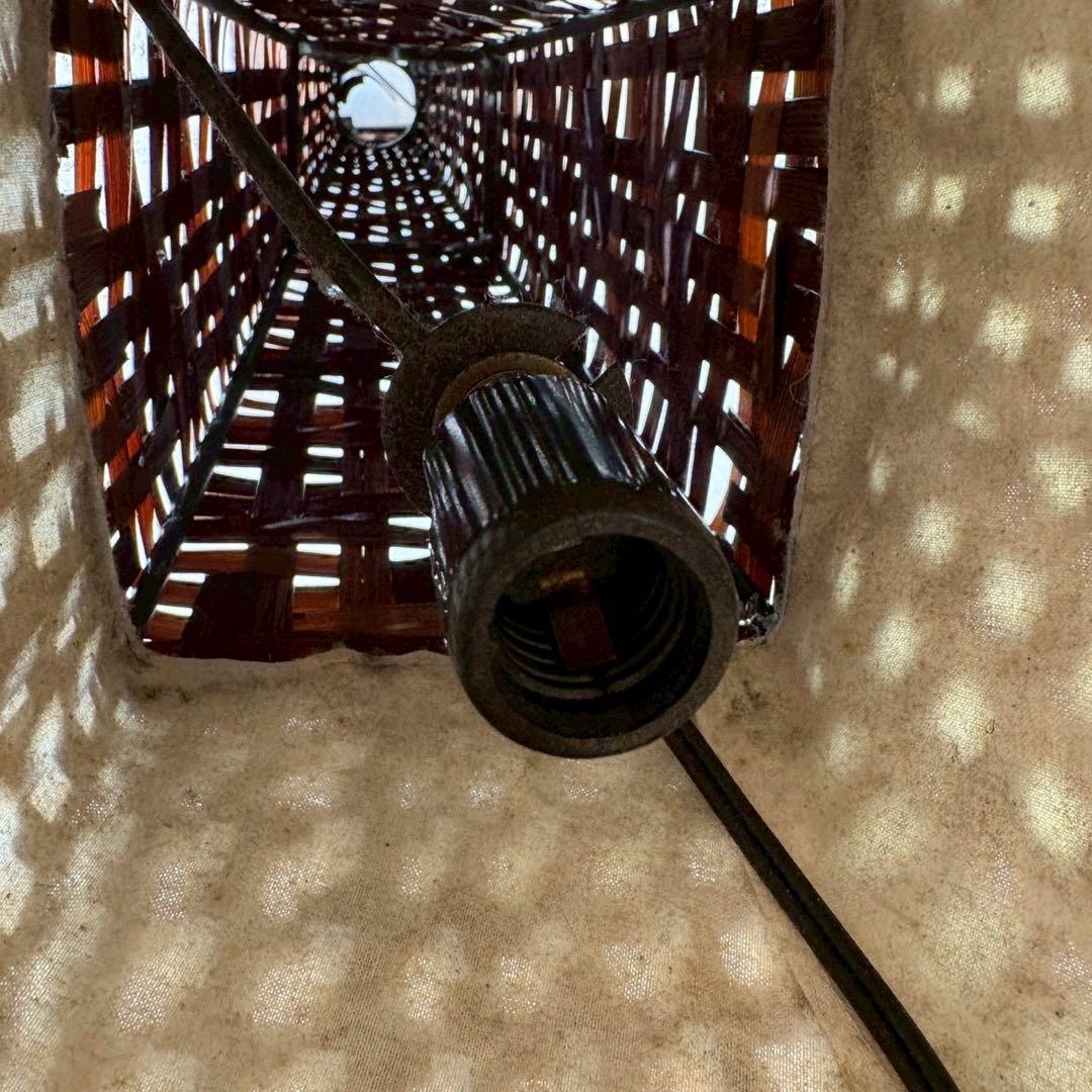 フロアライト フロアランプ ラタンくびれ アジアンランプ リゾートランプ