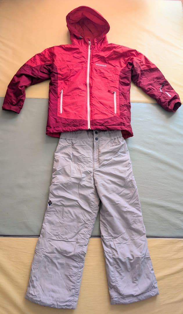 モンベル キッズ スキー ウェア スノボー ウィンタースポーツ 150cm