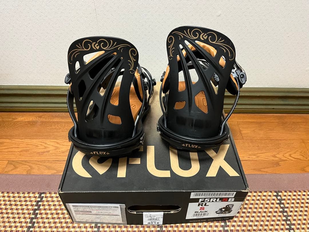 FLUX ビンディング RL S ブラック フラックス 黒 美品 バインディング