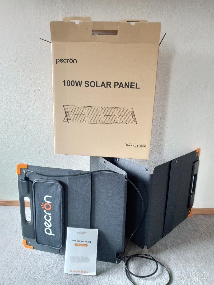 pecrón 100W ソーラーパネル