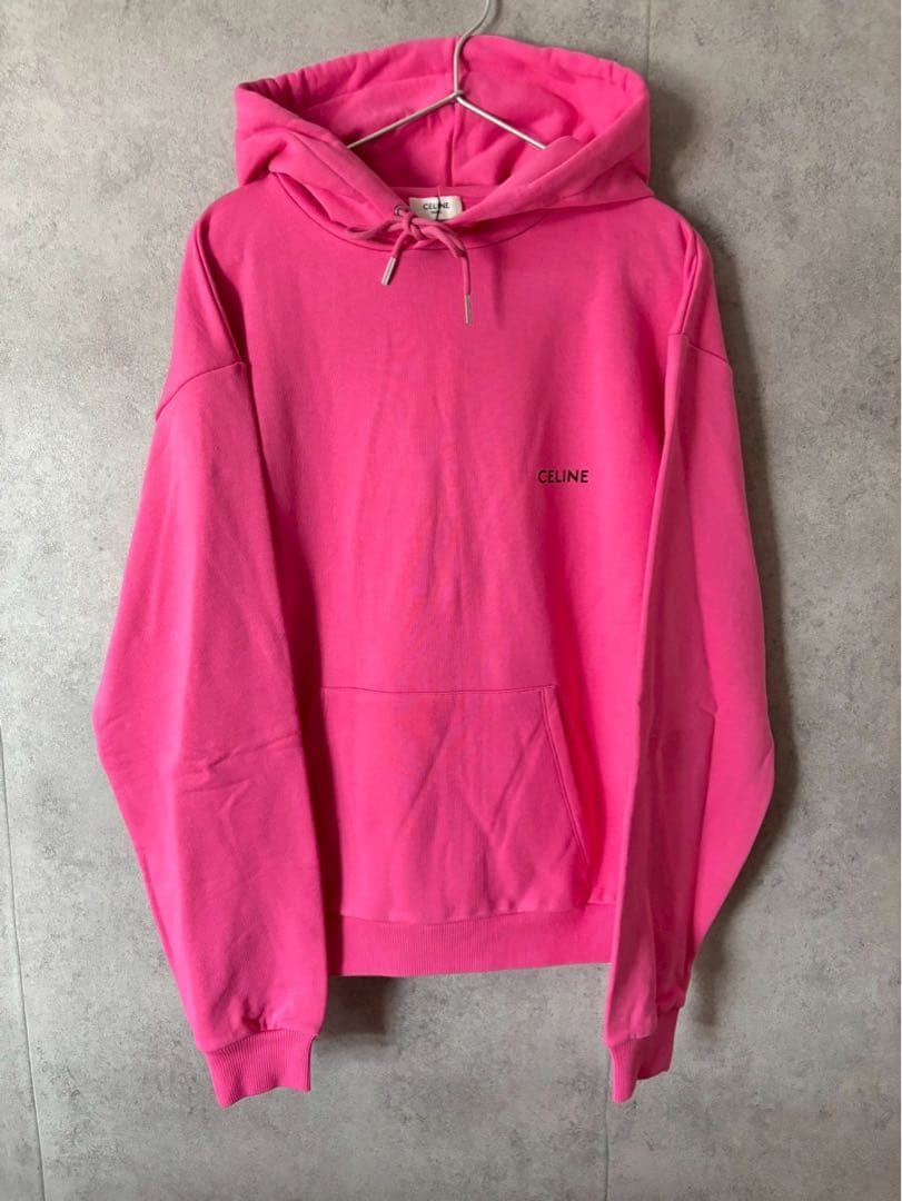 セリーヌ CELINE　ミニロゴルーズフーディー プルオーバー パーカー