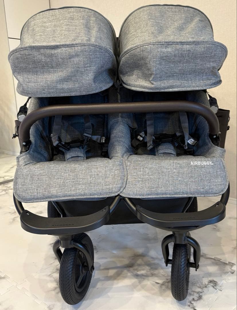 ほぼ未使用極美品★エアバギー ココダブル エクストラ フロムバース アースグレイ