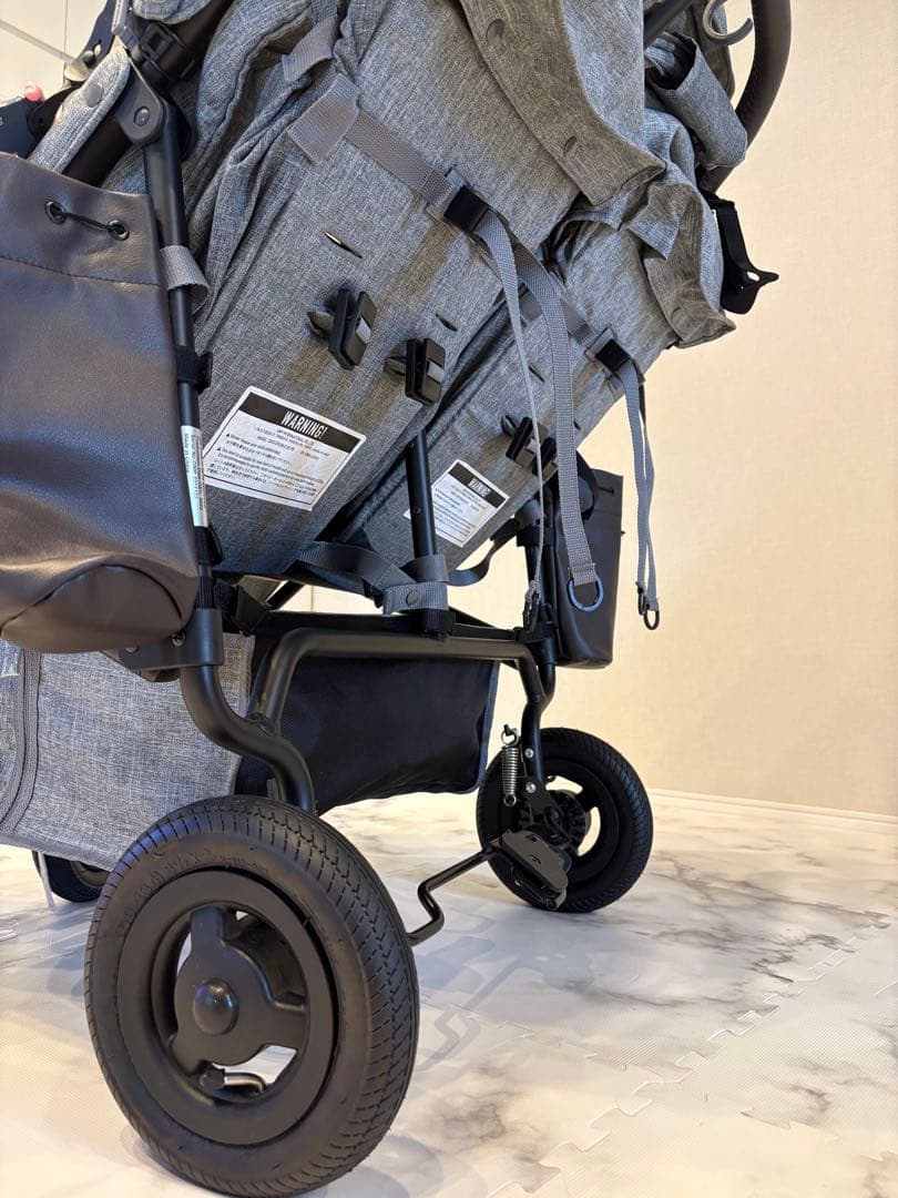 ほぼ未使用極美品★エアバギー ココダブル エクストラ フロムバース アースグレイ