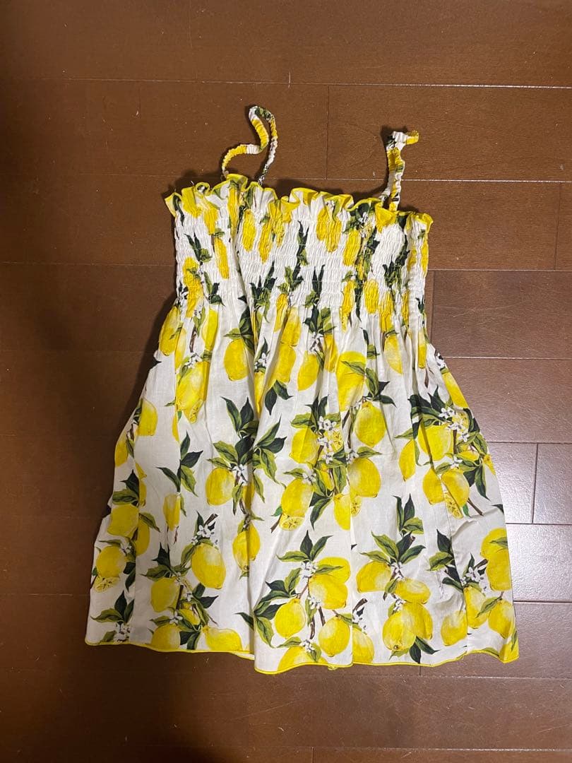 DOLCE&GABBANA レモン柄 ワンピース