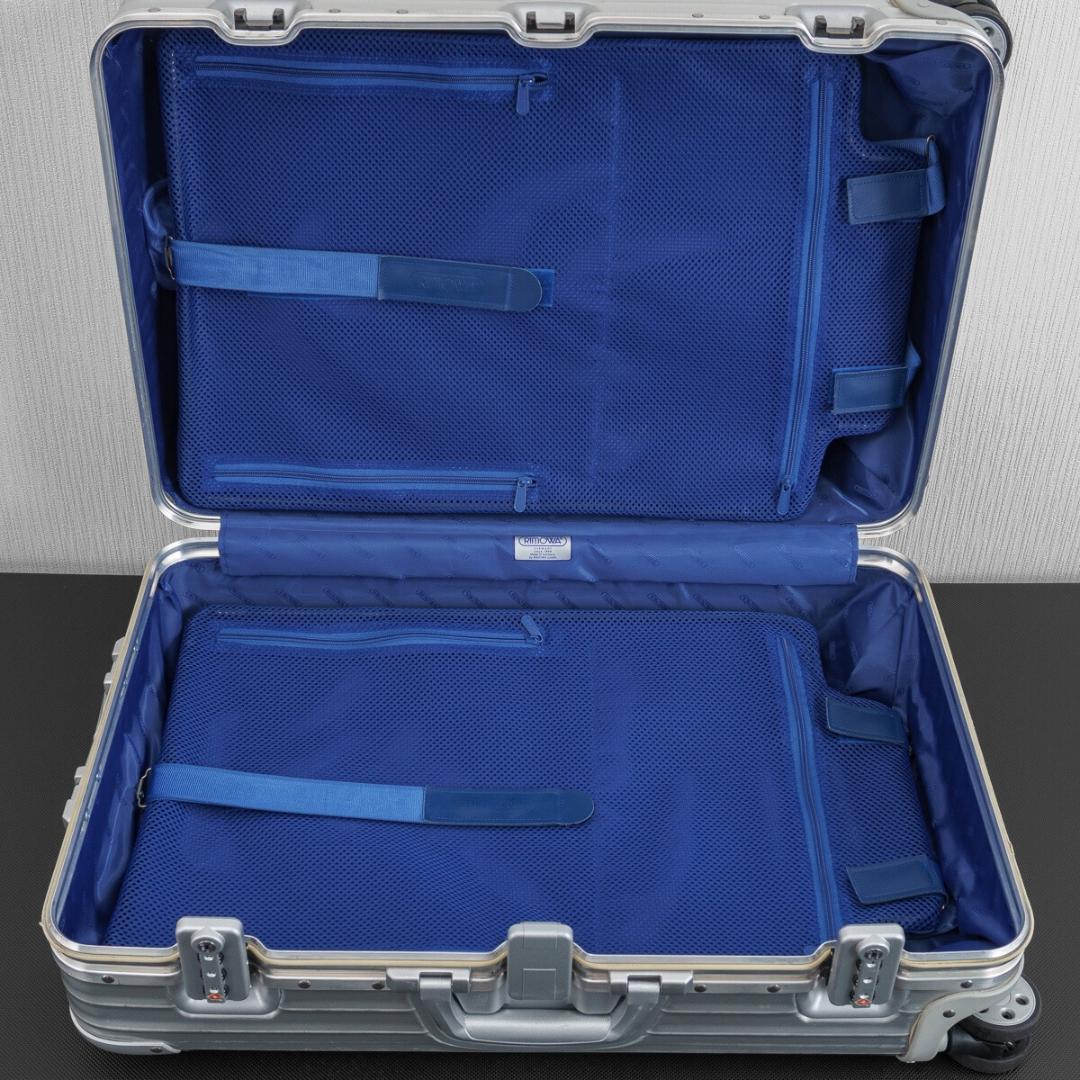 リモワ トパーズ 青ロゴ 63L 4輪 TSAロック チェックインM シルバー
