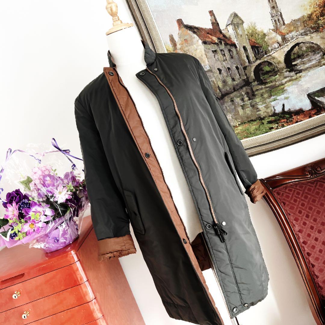 美品　ブルネロクチネリ 立体花　エレガント　リバーシブル ダウンコート