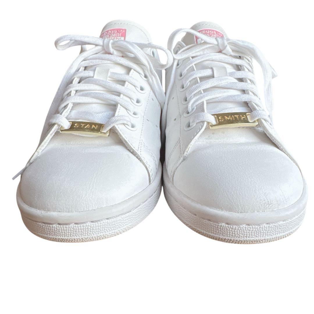 美品✨ アディダス スタンスミス （24.5） ホワイト ピンク スニーカー