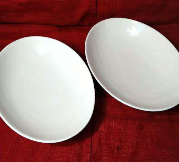 ♥20日まで特別限定♦超特大３１cm卵型大長皿♦約２０cm卵型中皿♦2種類6皿