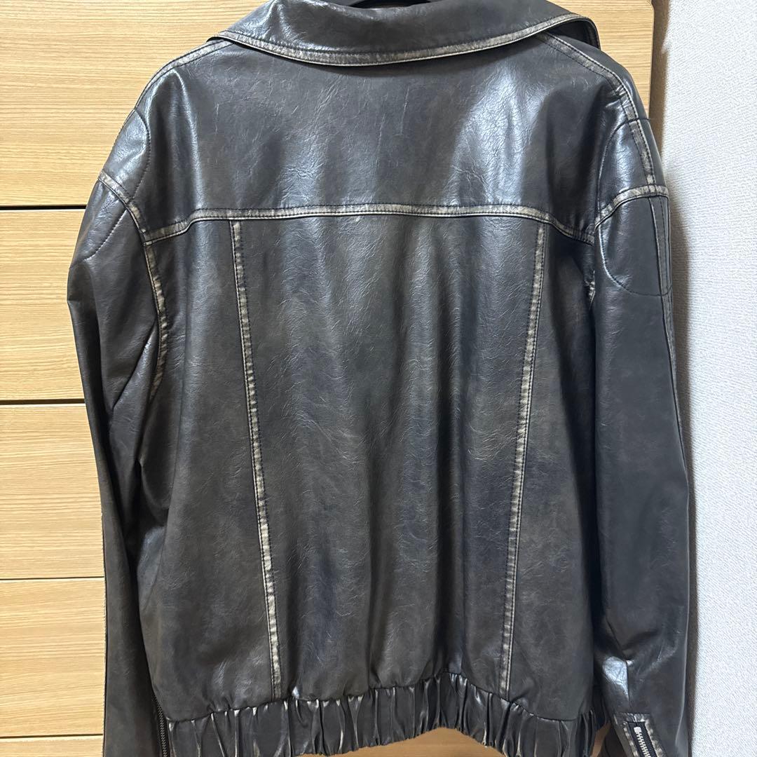 DIDDI MODA レトロリボンレザージャケット M