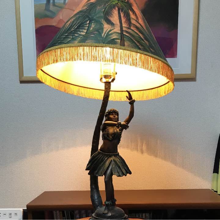 ブロンズ製 フラランプ