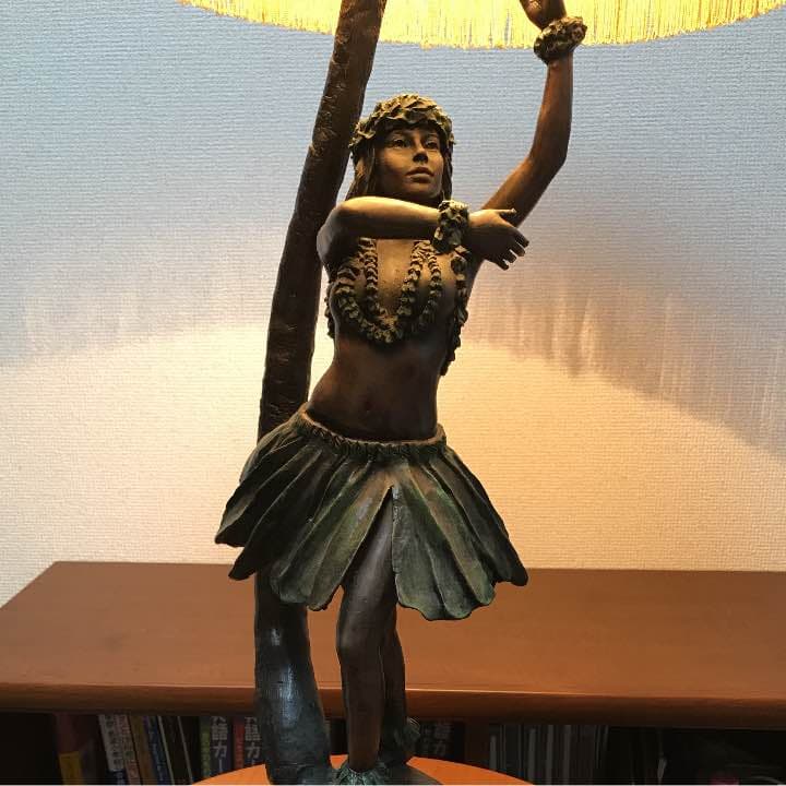 ブロンズ製 フラランプ
