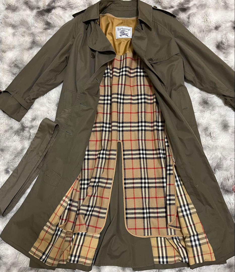 Burberrys 白タグトレンチコート オリーブグリーン