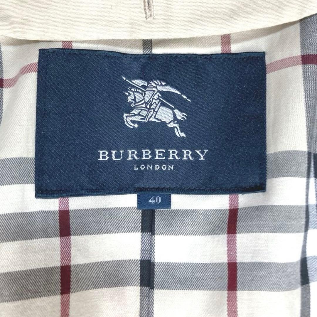 ✨極美品 バーバリー トレンチコート ノバチェック ハニーベージュ ベルト付きL