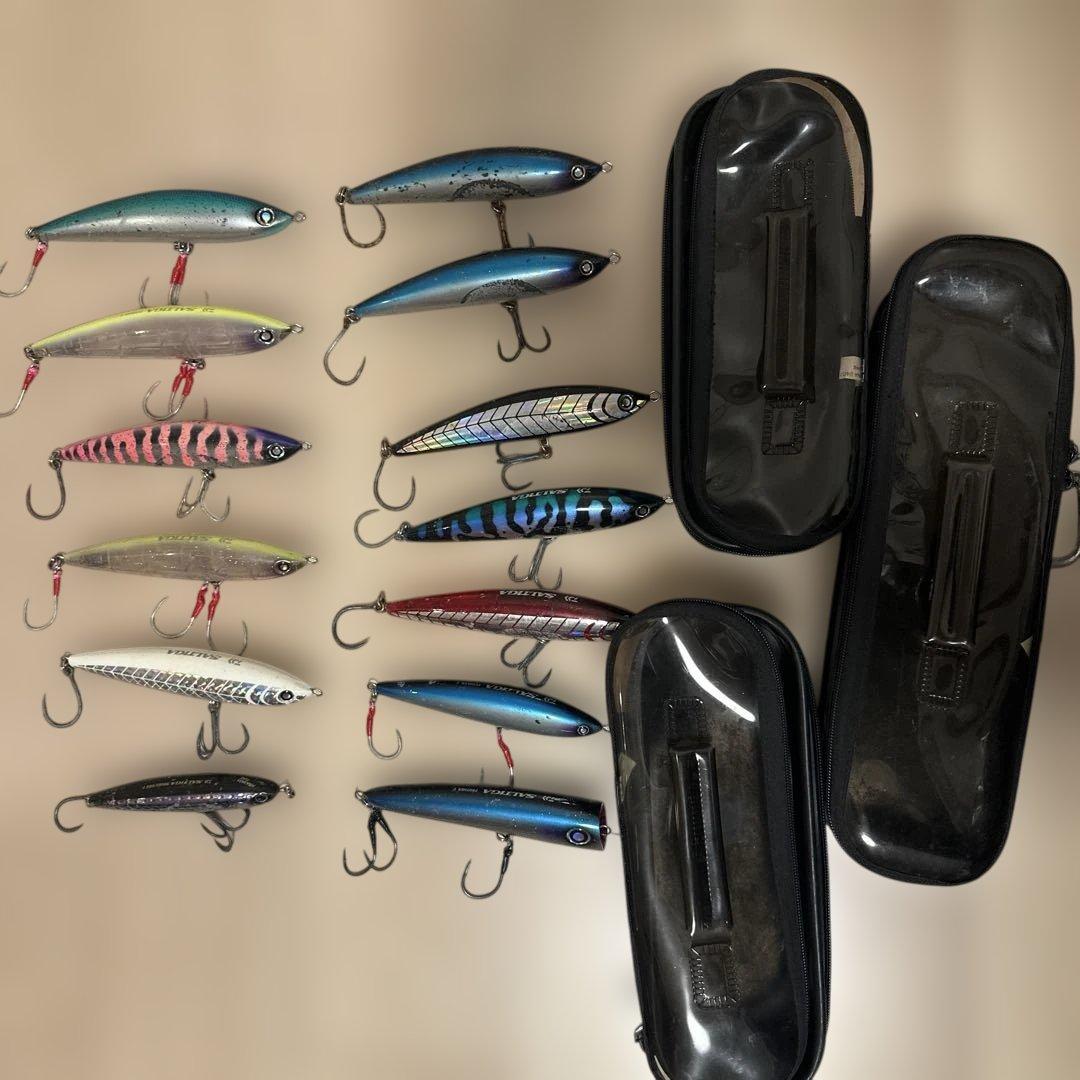 marineブレイクスルー83XXXH 青物ルアー13個ケース付きセット