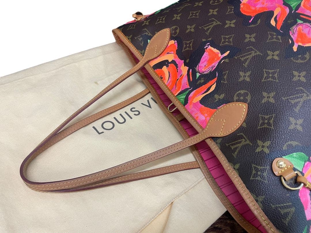 ヴィトン　モノグラム　ローズ　ネヴァーフル　M48613 トートバッグ