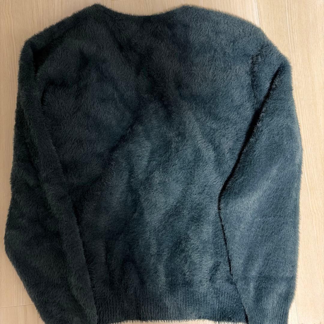 Stussy ダークグリーン カーディガン M