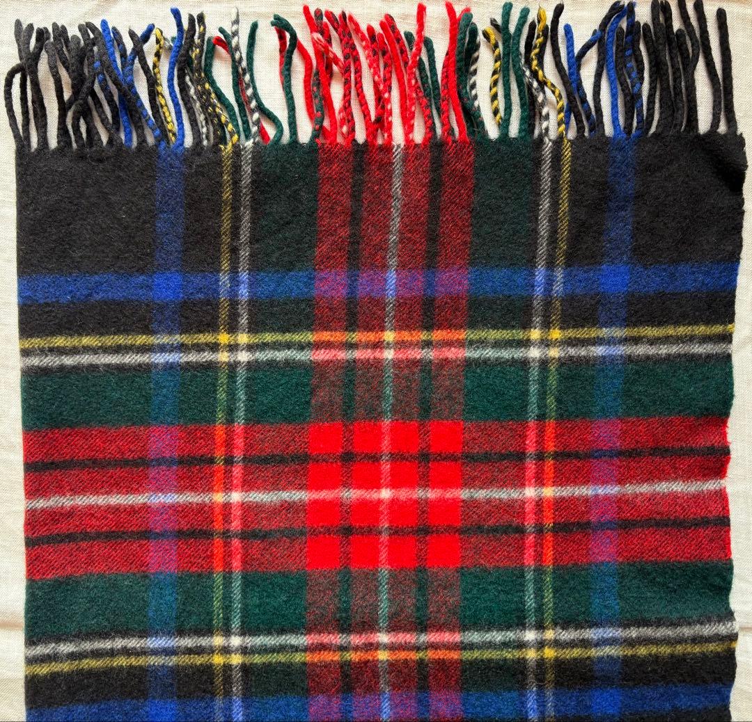 Johnstons 大判ストール カシミヤ100% タータンチェック