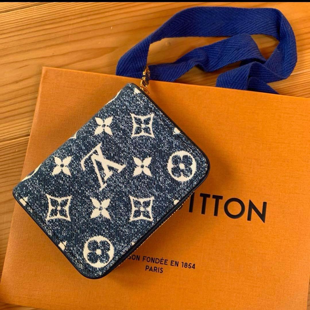 未使用　LOUIS VUITTON ジッピー・パース　M81185 デニム