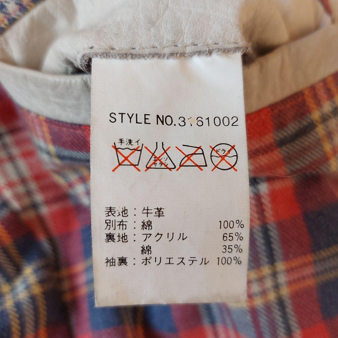 ジャケット・アウター Schott CLASSIC RACER Single Riders White