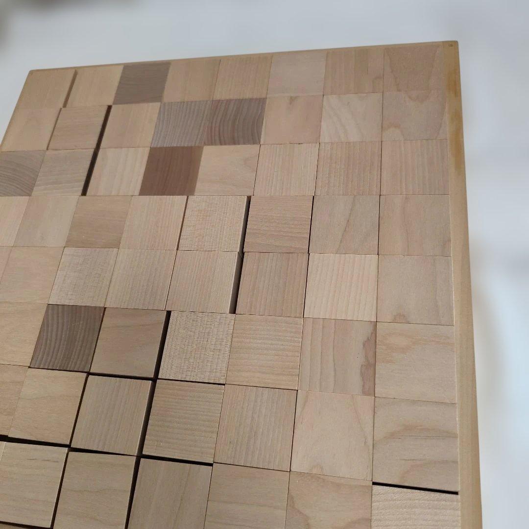 童具館　和久洋三　木製ブロック　立方体64個 WAKU-BLOCK45 HG1