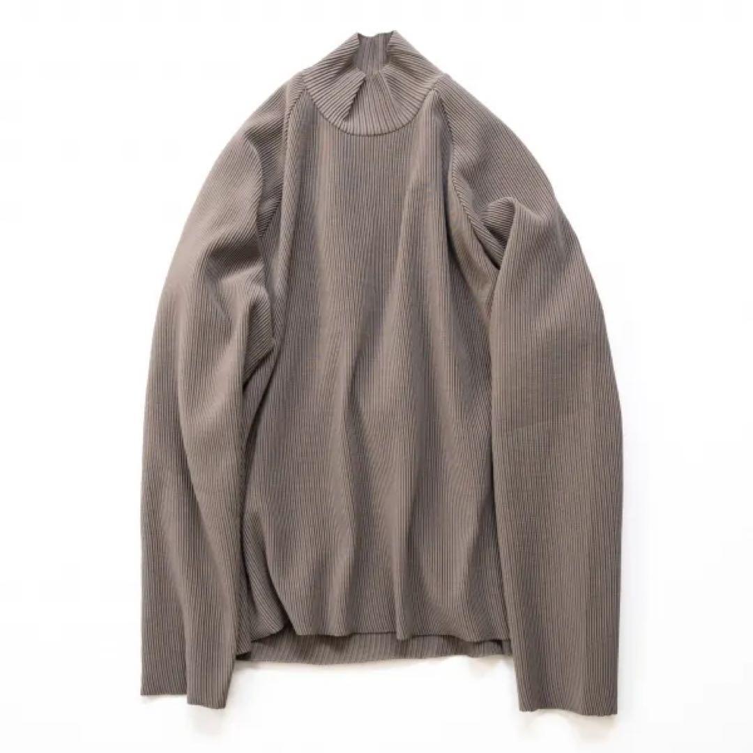 トップス ssstein OVERSIZED GRADATION PLEATS LS