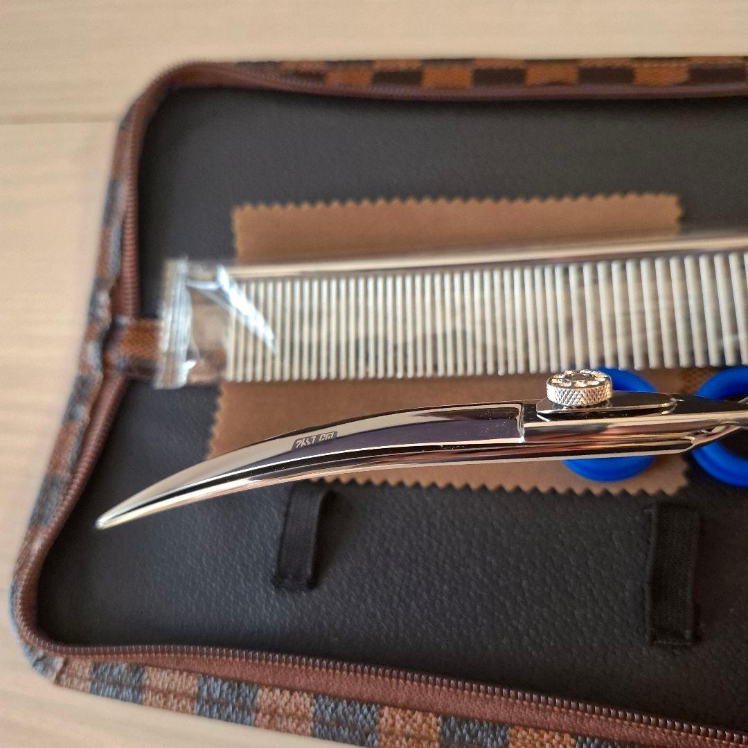 新品★7インチ フェニーチェ 左利き用カーブシザー★トリミングシザー