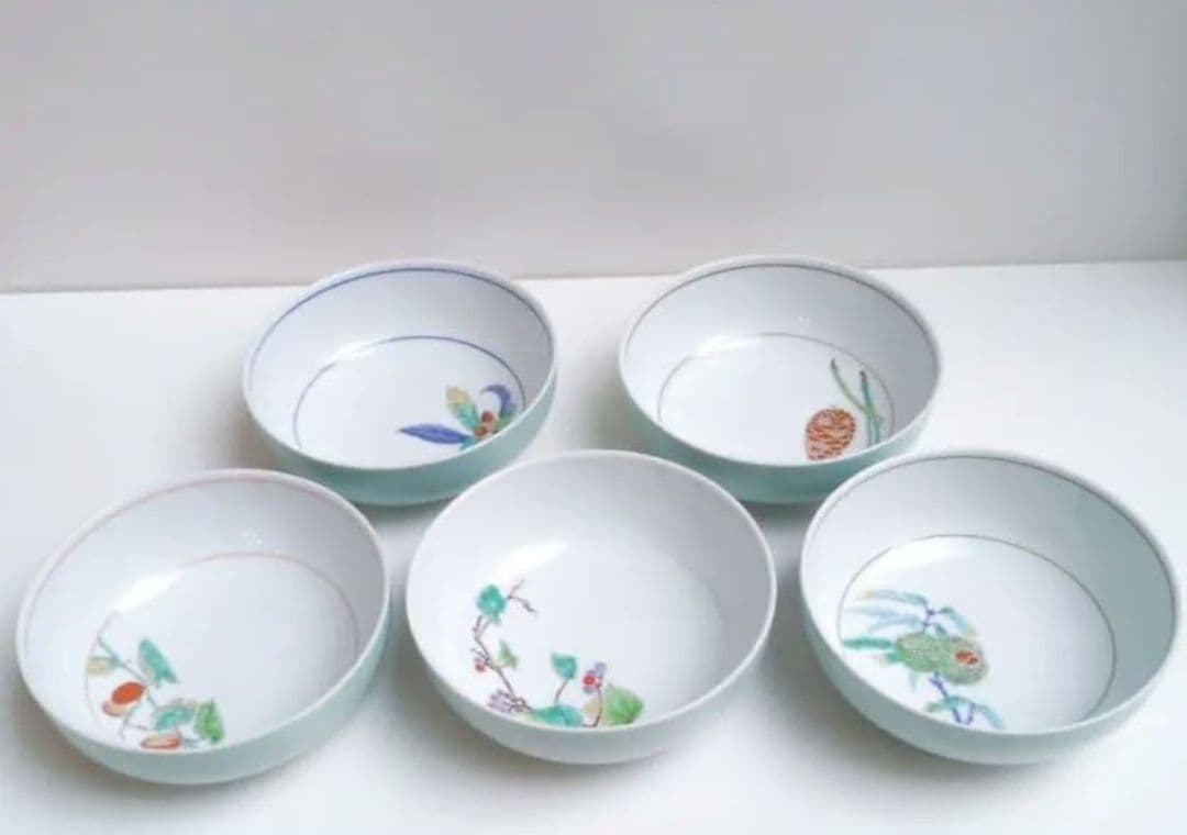 深川製磁　陶板 正方形　瑠璃 　４枚