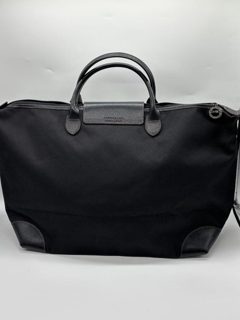 【美品】ロンシャン ブラック ボストン 旅行用バッグ 2way ショルダー