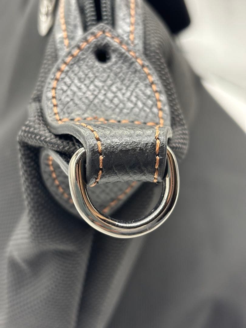 【美品】ロンシャン ブラック ボストン 旅行用バッグ 2way ショルダー