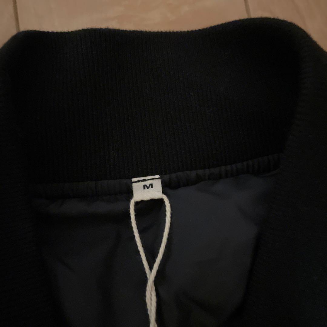 新品　MUJI Labo MA-1 ダウンブルゾン M 黒