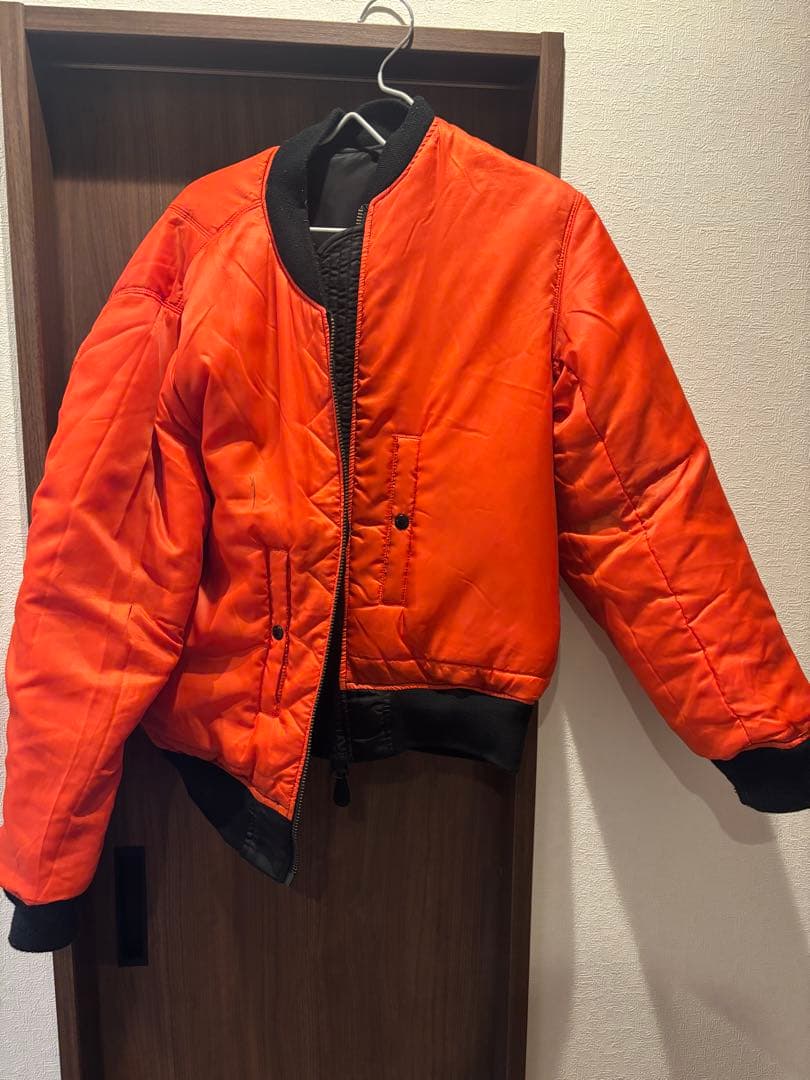 AVIREX USA MA-1フライトジャケット ブラック