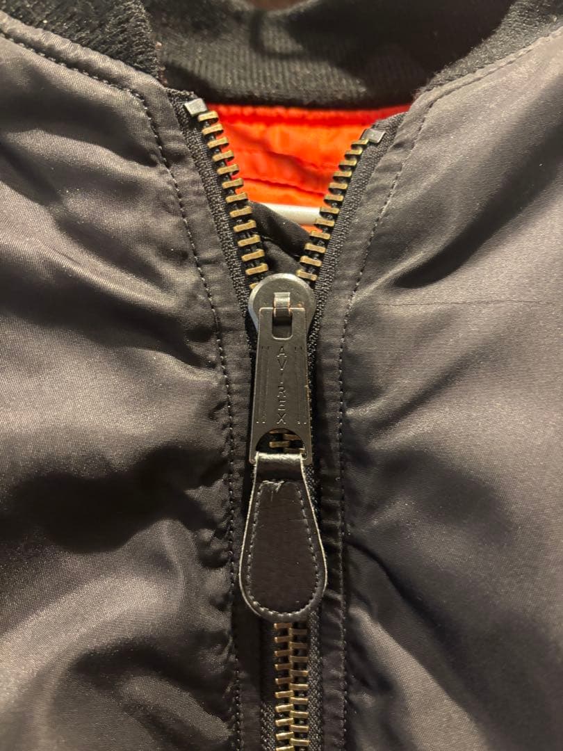 AVIREX USA MA-1フライトジャケット ブラック