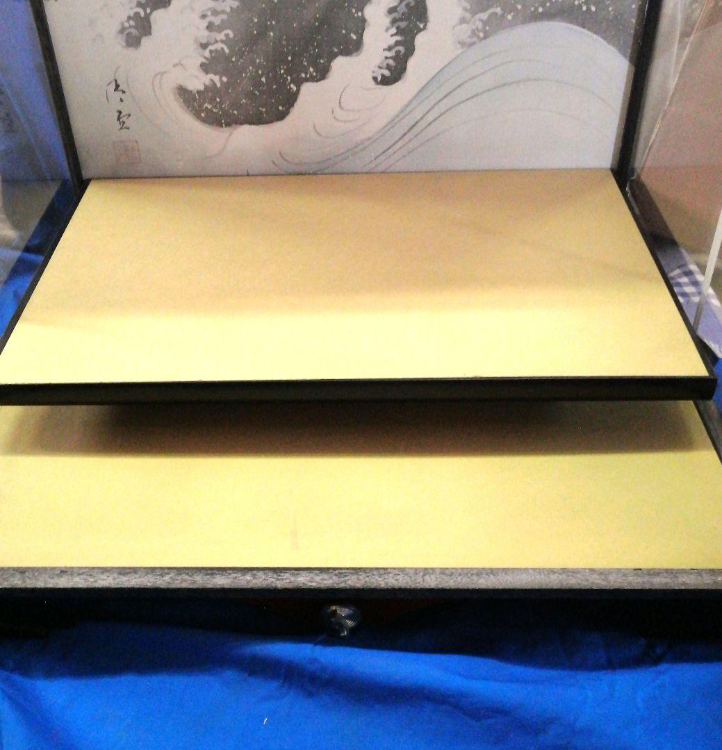 鎧や兜飾り用　ガラスケース